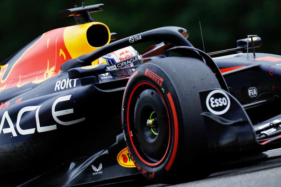 Max Verstappen à Spa.