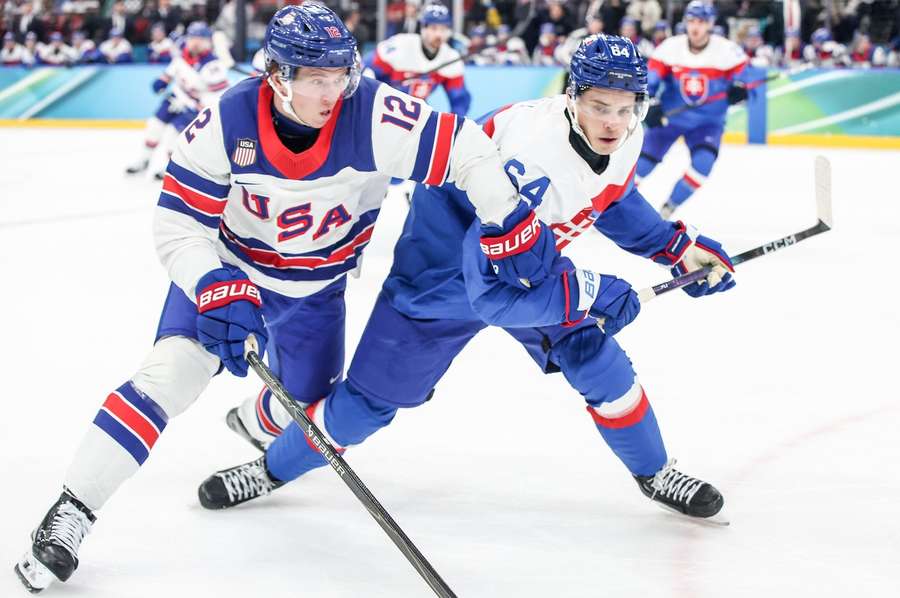 Duel în partida SUA - Slovacia