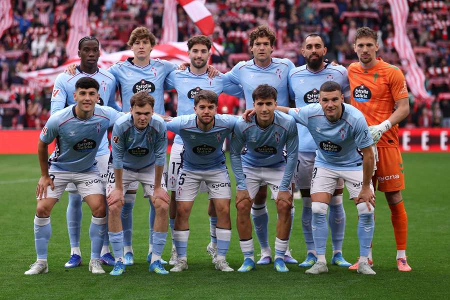 11 del Celta ante el Athletic en San Mamés 11 del Celta ante el Athletic en San Mamés