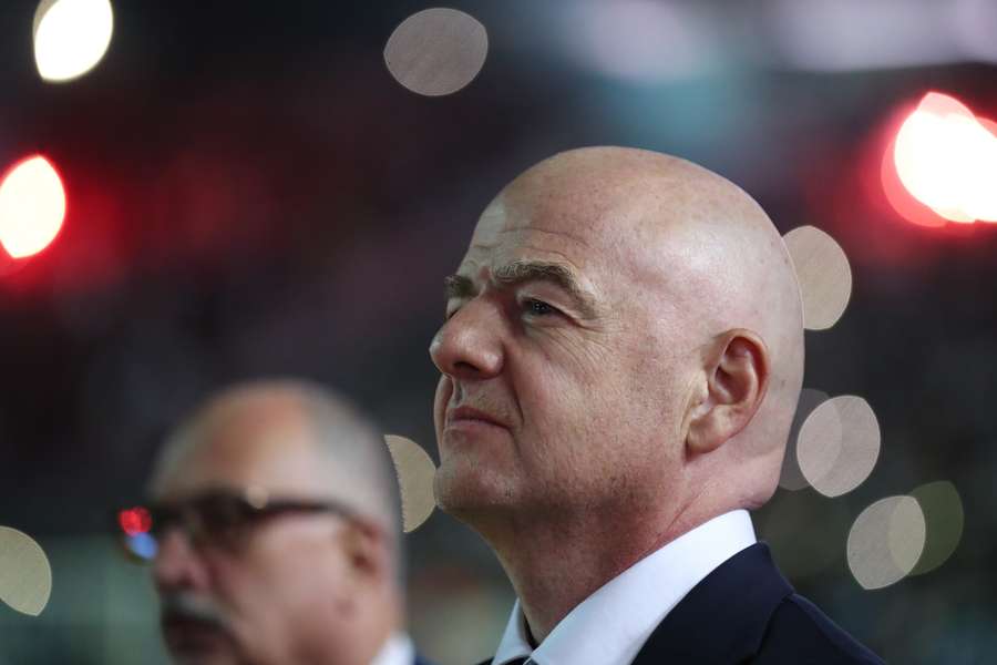 Gianni Infantino heeft op het congres van de FIFA in Rwanda gepronkt met klinkende financiële cijfers