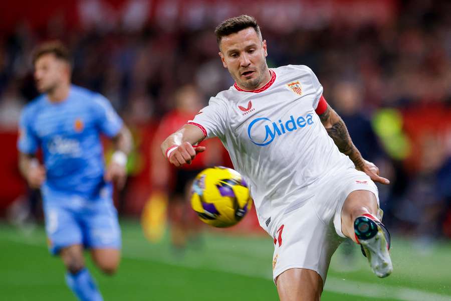 Saúl, con el Sevilla