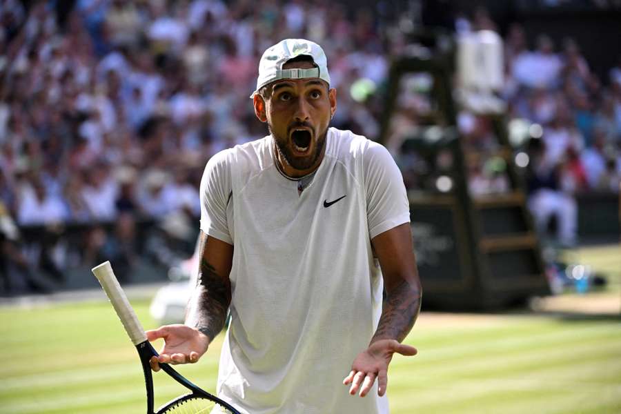 Nick Kyrgios made his first Grand Slam final at Wimbledon