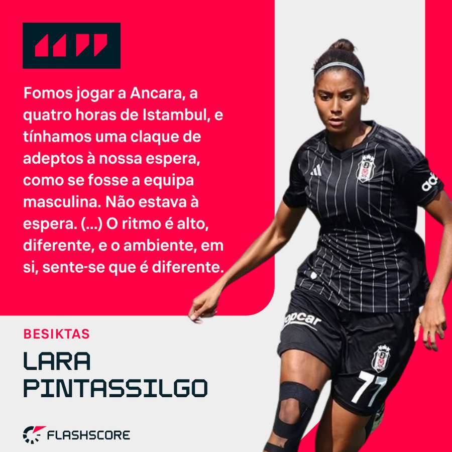 Lara Pintassilgo assinou recentemente pelo Besiktas