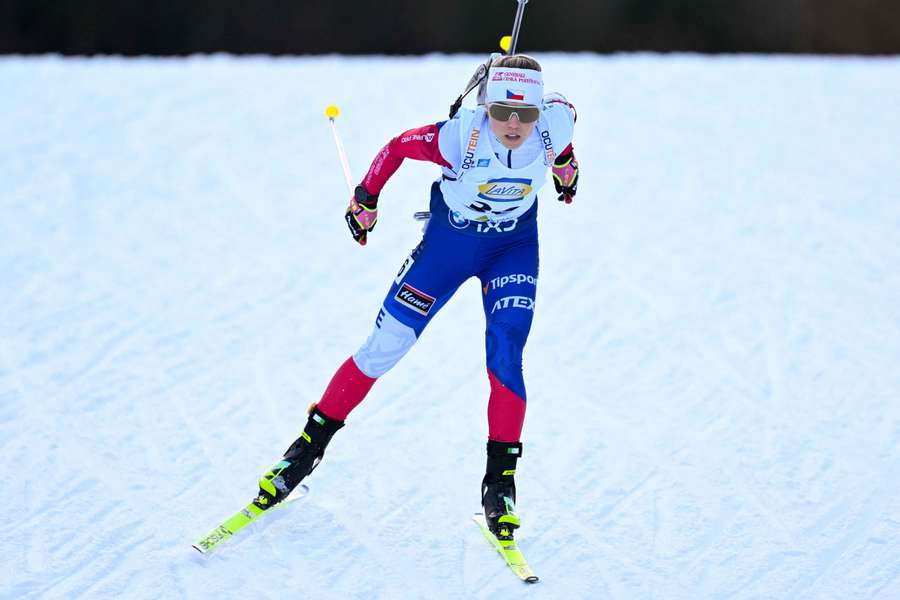 Voborníková (na archivním snímku) potvrdila ve štafetě skvělou formu.