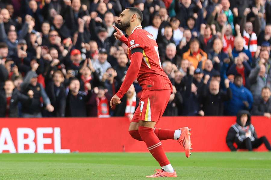 Salah scoorde en gaf een assist tegen Chelsea