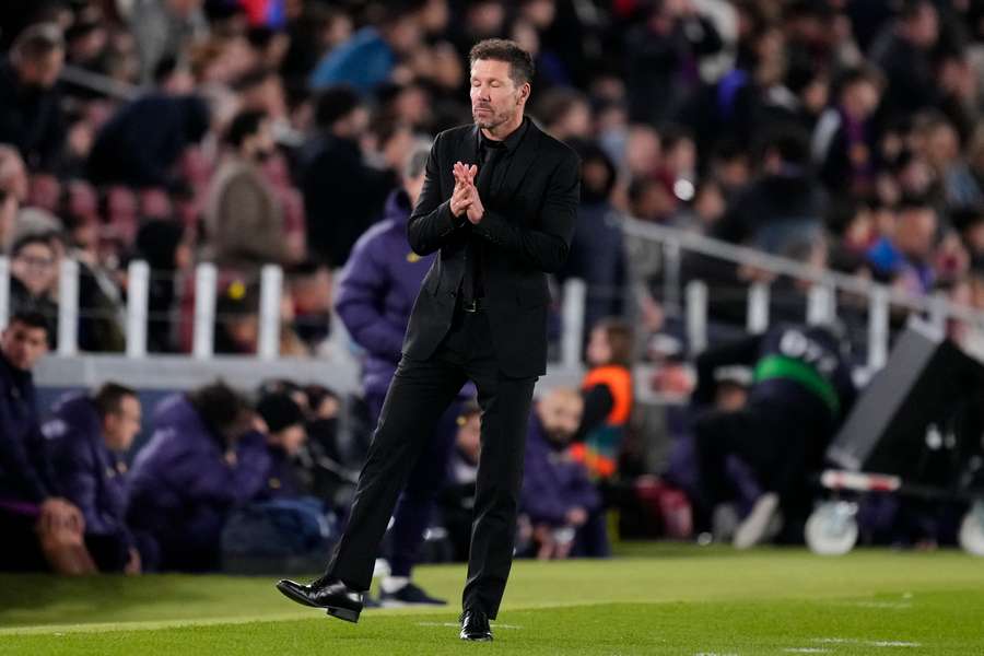 Simeone, entrenador del Atleti