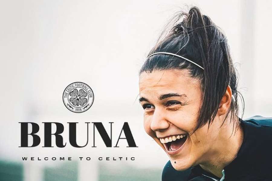 Bruna Lourenço é reforço do Celtic