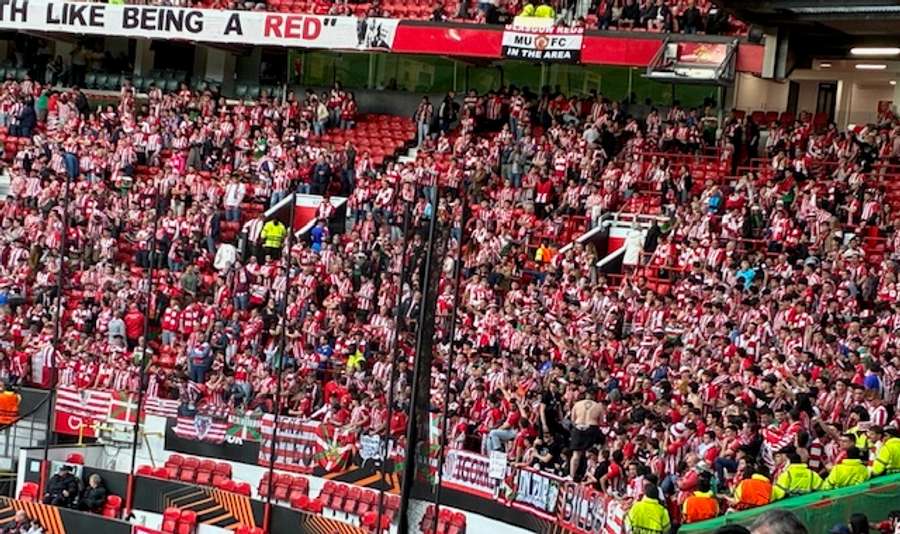Athletic away fans were given early hope Athletic away fans were given early hope