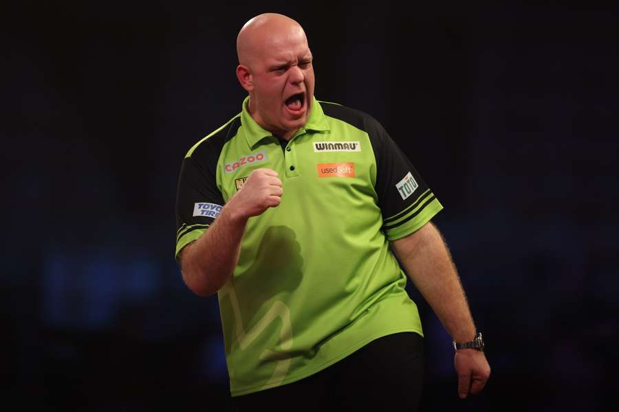 Van Gerwen produced a dominant showing against Williams