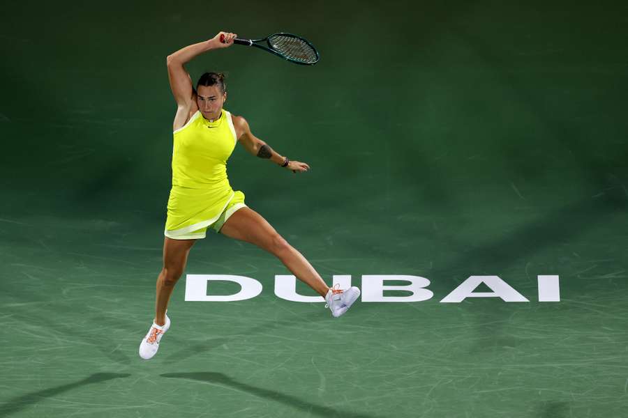 Sabalenka à Dubaï.