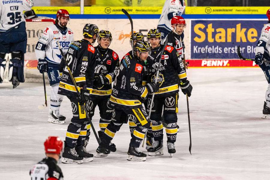 Krefeld nach dem 1:0 von Gildon
