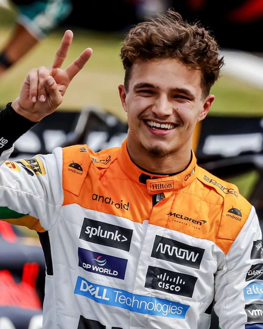 Lando Norris celebrou evolução da Mclarens nas últimas corridas