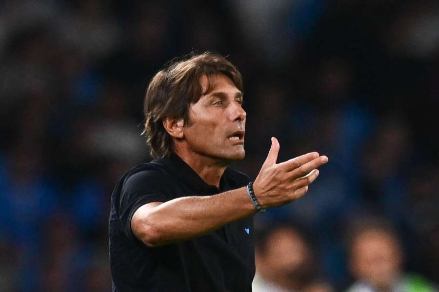 Trenér italské Neapole Antonio Conte