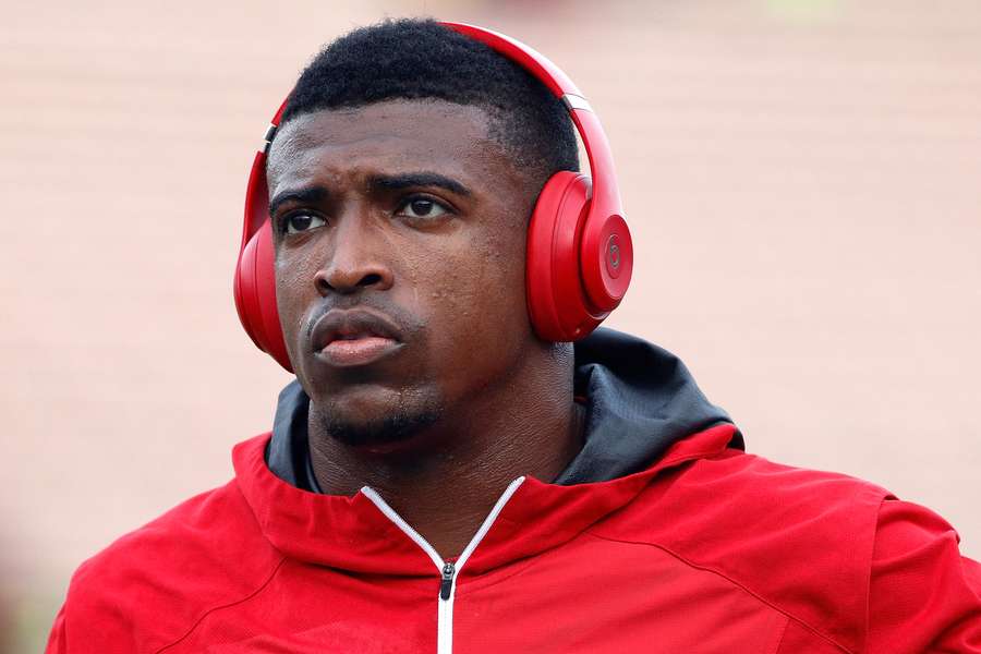 Falcons safety Keanu Neal on the field before the 2018 NFC Wild Card Playoff Game vs. the Los Angeles Rams (2018)