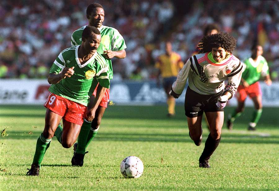 The Cameroon side that competed at the 1990 World Cup were African heroes
