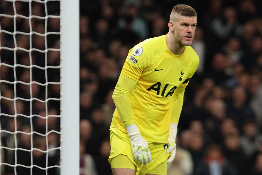 Tottenham goalkeeper Fraser Forster