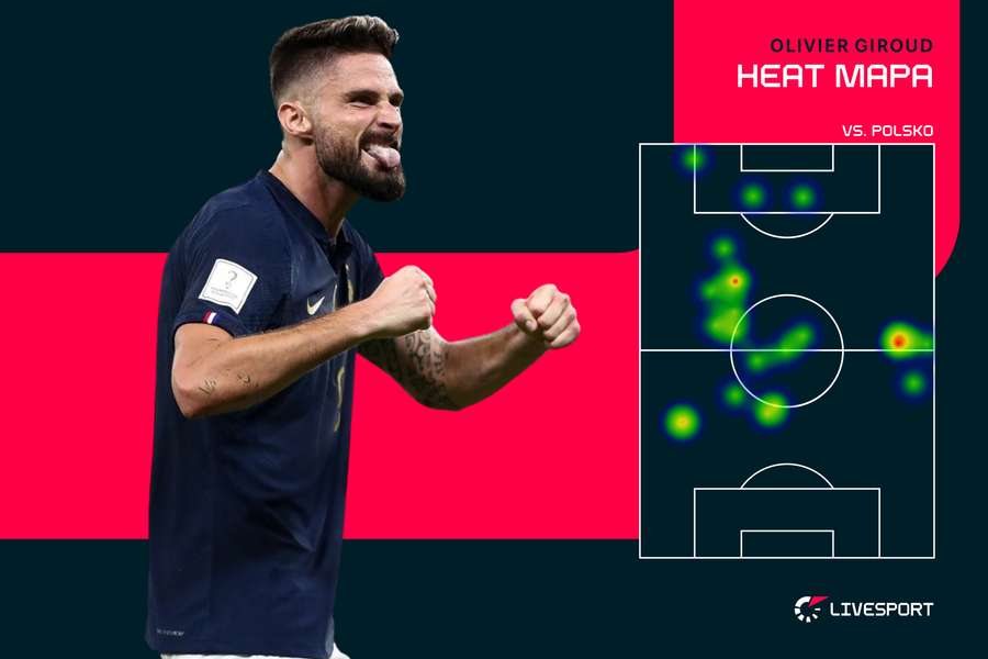 V těchto prostorech se Giroud pohyboval V těchto prostorech se Giroud pohyboval