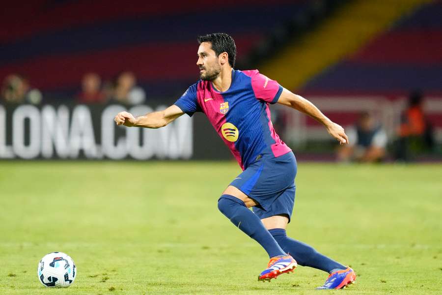 Gündogan, en un partido de la pretemporada.