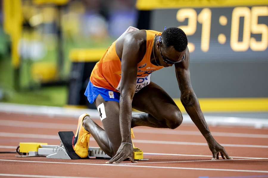 Liemarvin Bonevacia in actie op het WK van 2023