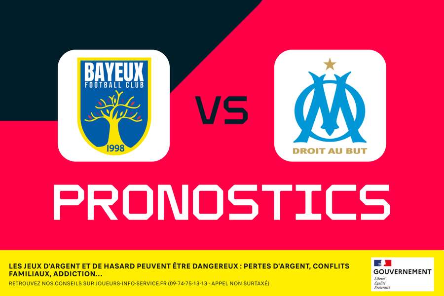 Bayeux - Marseille : Pronostics, meilleurs paris et cotes (Coupe de France) Bayeux - Marseille : Pronostics, meilleurs paris et cotes (Coupe de France)