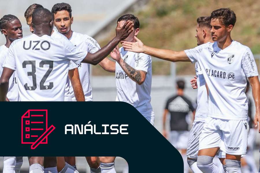 Jogadores do Vitória SC na preparação da nova época
