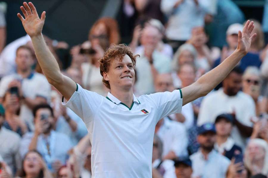 Sinner à Wimbledon en juillet 2026.