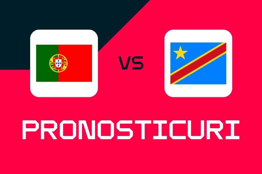 Portugalia – RD Congo: Pronosticuri, cele mai bune pariuri și cote (Cupa Mondială) Portugalia – RD Congo: Pronosticuri, cele mai bune pariuri și cote (Cupa Mondială)