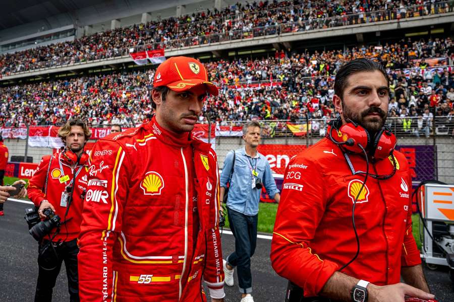 Carlos Sainz, piloto da Ferrari