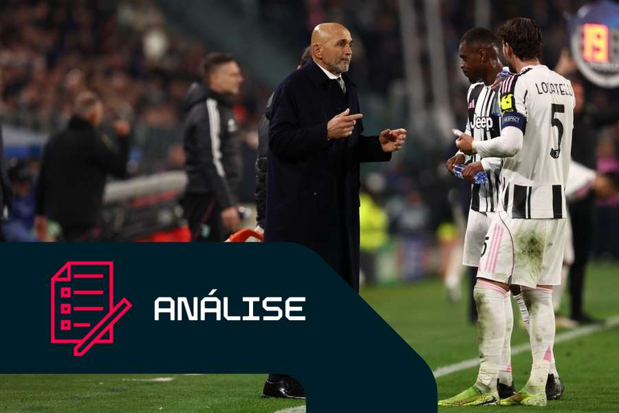 O treinador principal da Juventus, Luciano Spalletti O treinador principal da Juventus, Luciano Spalletti