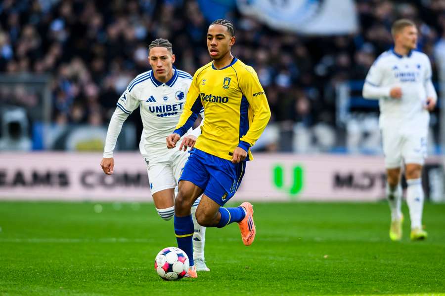 Noah Nartey left Brondby for Olympique Lyon