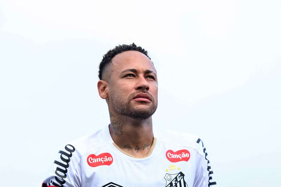 Neymar, internacional brasileiro do Santos