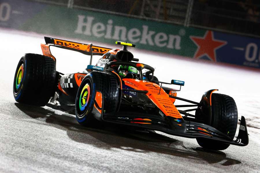 Norris in action in Vegas