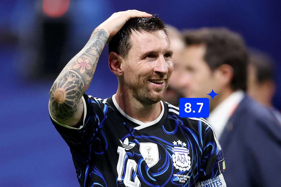 Messi měl z osmi utkání šestkrát nejlepší hodnocení ze všech. 