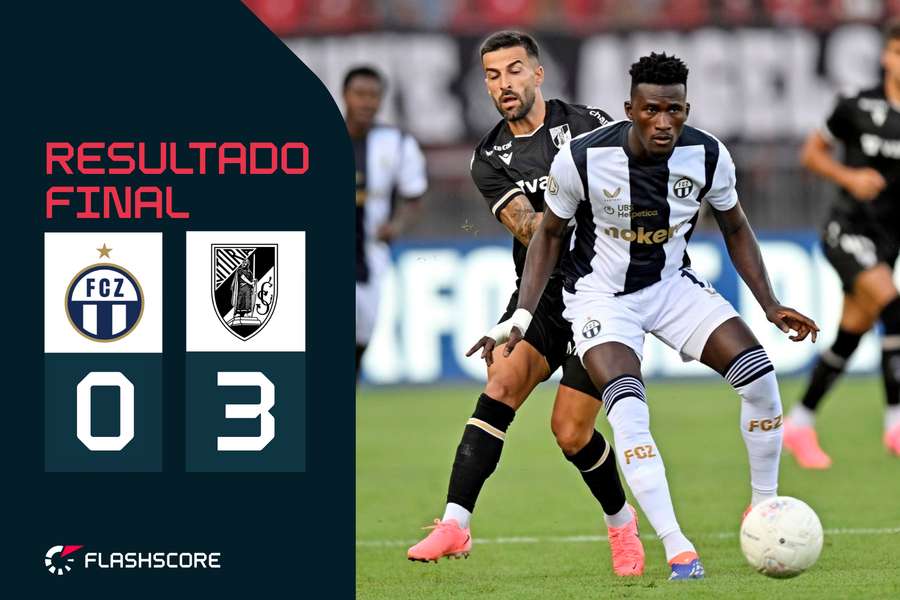 Vitória SC sentenciou praticamente a eliminatória na Suíça