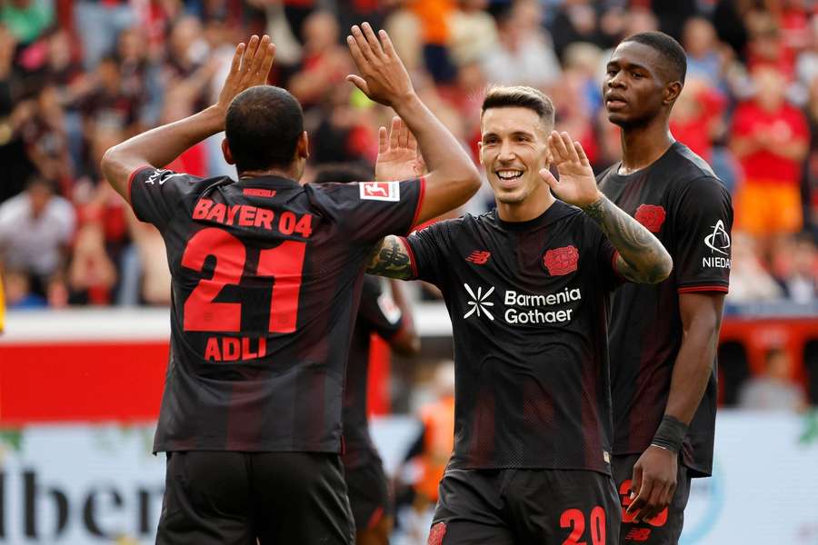 Leverkusen beim Freundschaftsspiel gegen Pisa.