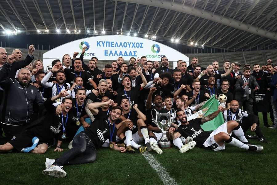 I 2019 triumferede PAOK på et tomt olympisk stadion i Athen.