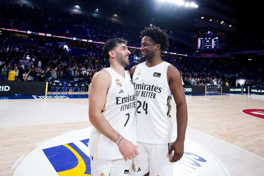 Facundo Campazzo y Andrés Feliz