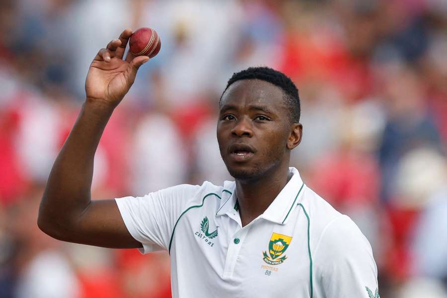 Kagiso Rabada finished with figures of 5-52 after England's first innings