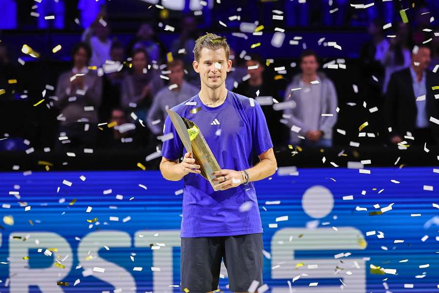 Dominic Thiem beim Abschied bei seinem Heimturnier in Wien.