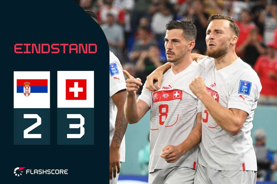 Zwitserland na de 2-3, vroeg in de tweede helft