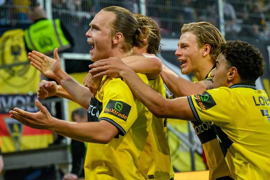 Gindorf (l.) schnürte den Doppelpack