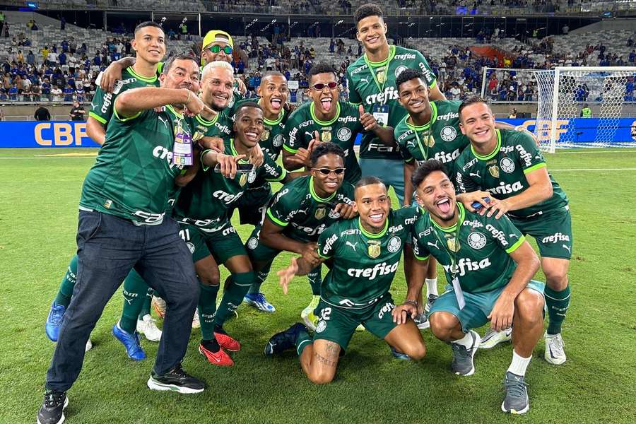 Palmeiras celebra conquista do campeonato brasileiro