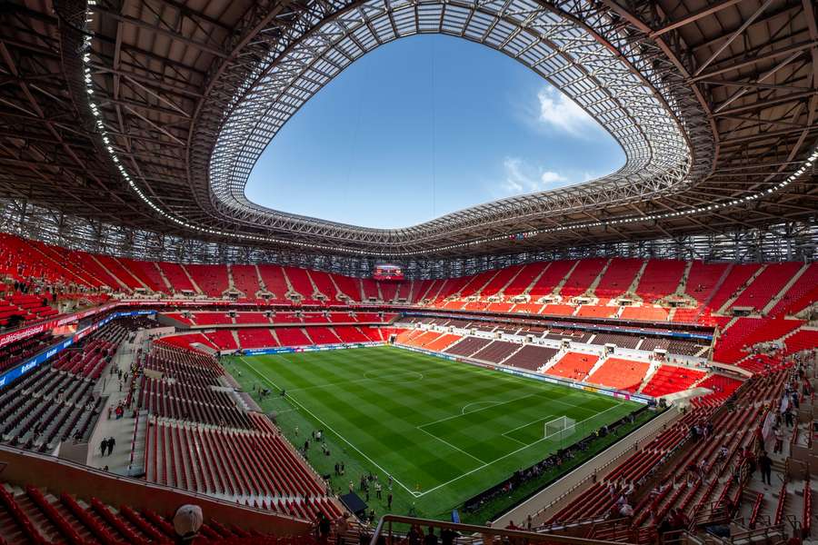 A view inside the newly built Prince Moulay Abdellah Stadium in Rabat