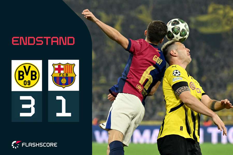 Borussia Dortmund ist gegen Barcelona aus der Champions League ausgeschieden.