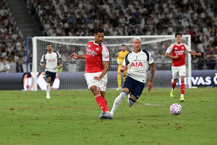 Tottenham and Arsenal players in action during a recent pre-season friendly