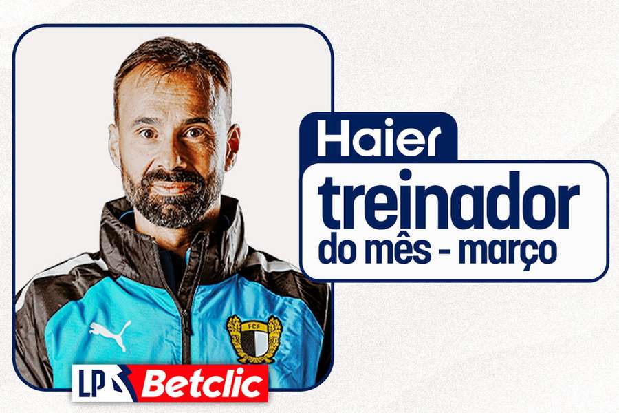 Hugo Oliveira, melhor treinador do mês de março Hugo Oliveira, melhor treinador do mês de março