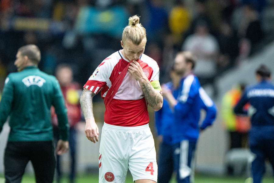 I Danmarks anden EM-kvalkamp faldt det hele fra hinanden i anden halvleg. 