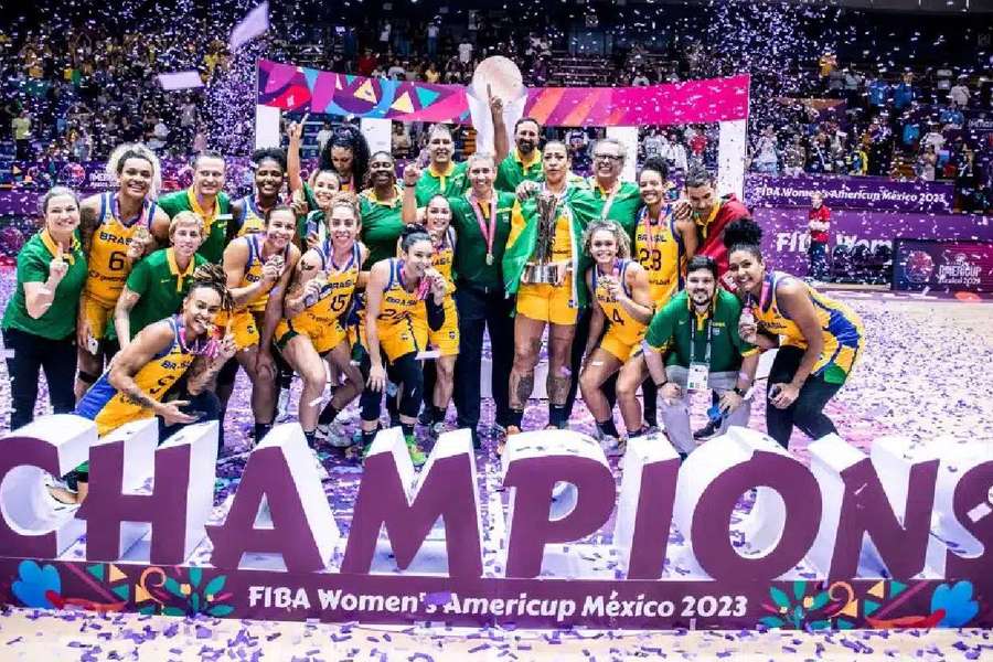 Seleção feminina de basquete conquistou o título da AmeriCup neste ano