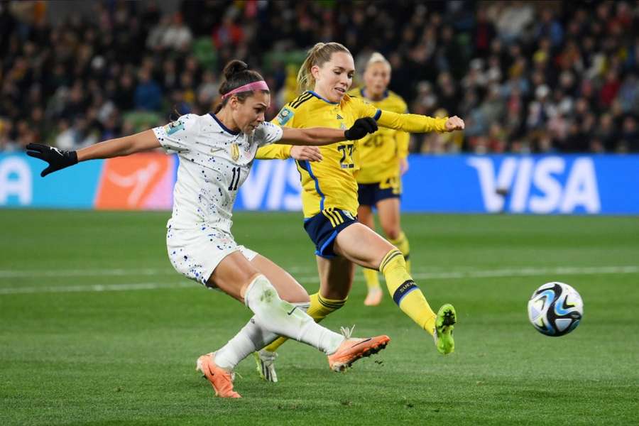 Švédské fotbalistky rozhodly o svém postupu v penaltovém rozstřelu.