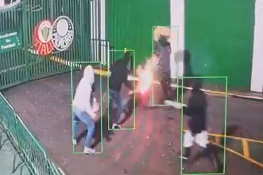 Vándalos atacaron el centro de entrenamientos del Palmeiras en la madrugada del domingo 10 de agosto